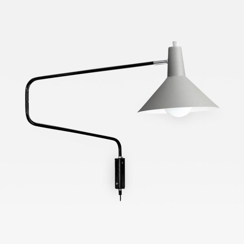 J J M Hoogervorst J J M Hoogervorst Gray Paperclip Wall Light for Anvia