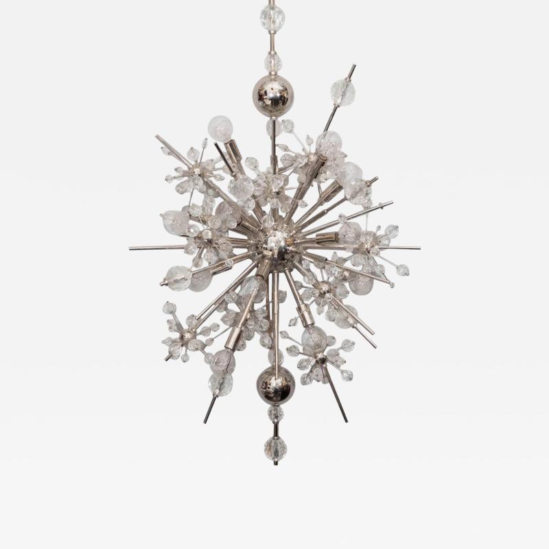 J L Lobmeyr Austrian Crystal Sputnik Sconce