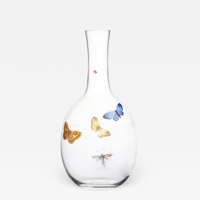 J L Lobmeyr Balloon Drinking Set No 279 Butterfly Carafe by Ted Muehling