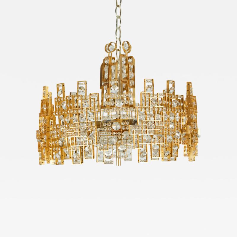 J L Lobmeyr Geometric Lobmeyr Chandelier