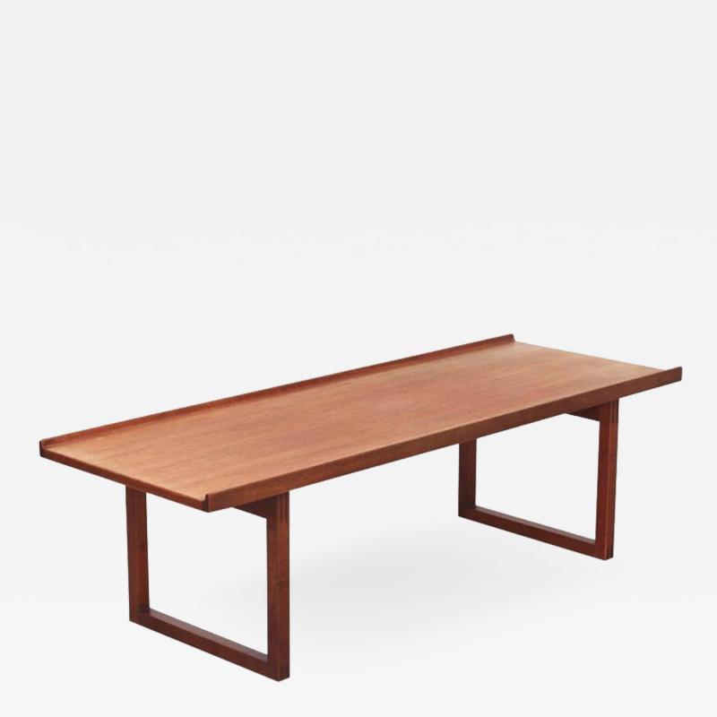 J O Carlsson Jo Carlsson Coffee Table or Bench in Teak by Vetlanda Sweden