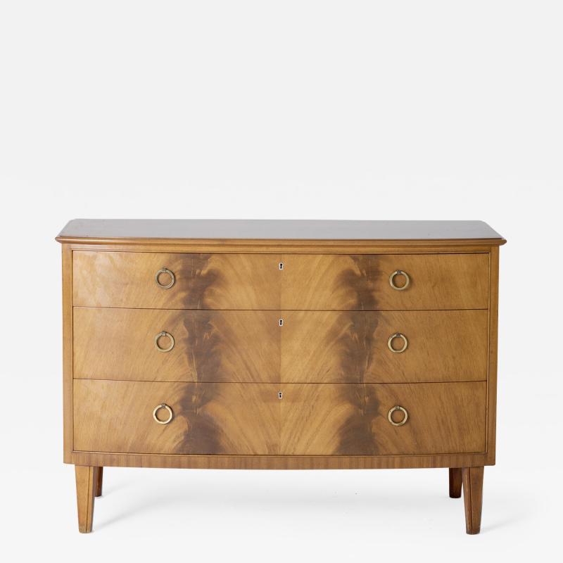 J O Carlsson Mahogany Chest of Drawers by J O Carlssons