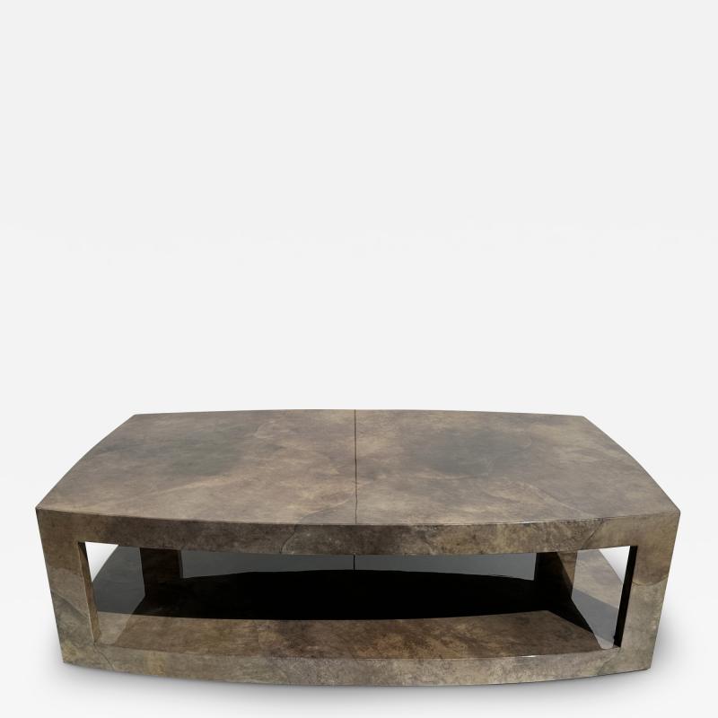 J Robert Scott Parchment Coffee Table by J Robert Scott