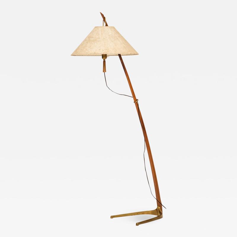 J T Kalmar Floor Lamp Model 2076 Dornstab Produced by J T Kalmar