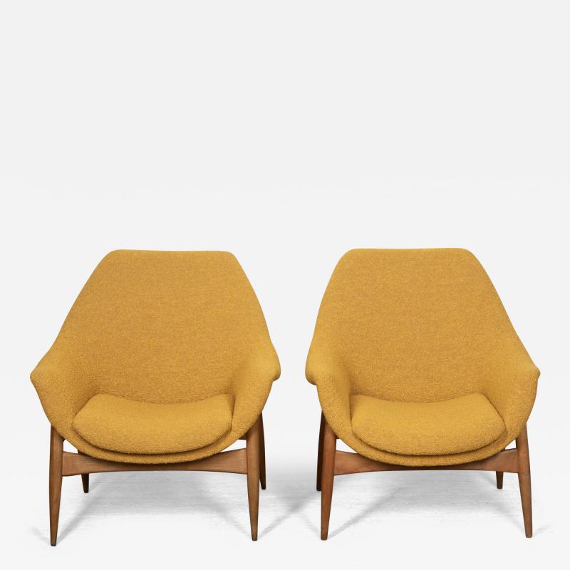 J lia Gaubek Pair of Mid Century Julia Gaubek Armchairs