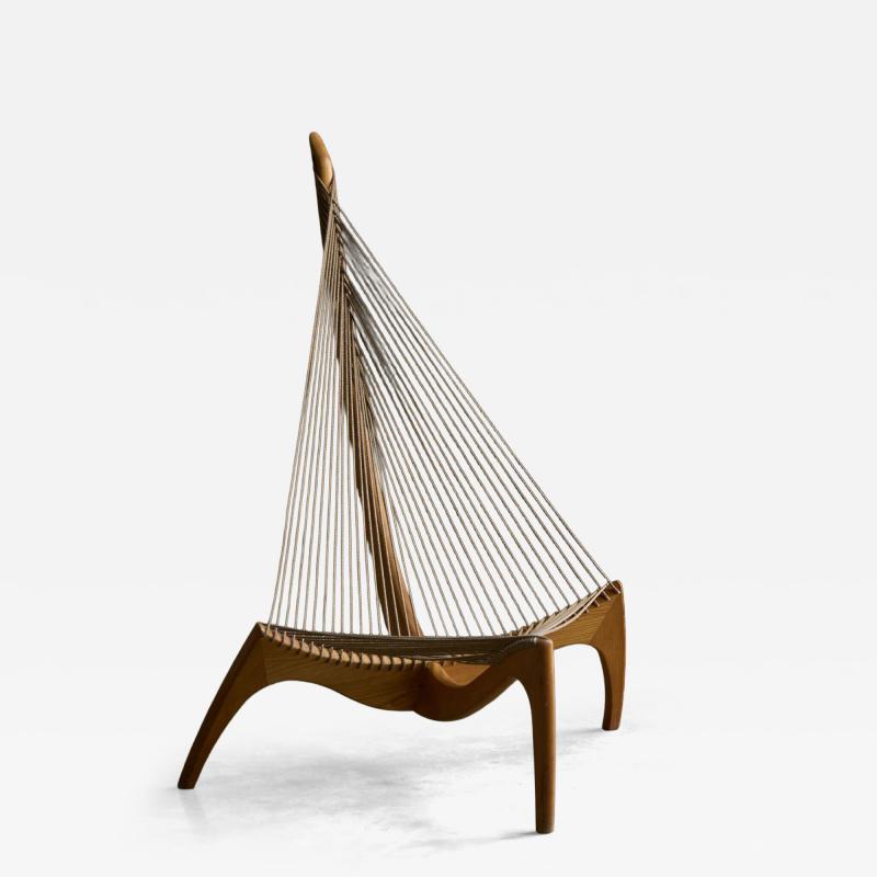 J rgen H velskov Harp Chair by J rgen H velskov for Christensen Larsen Denmark 1960s