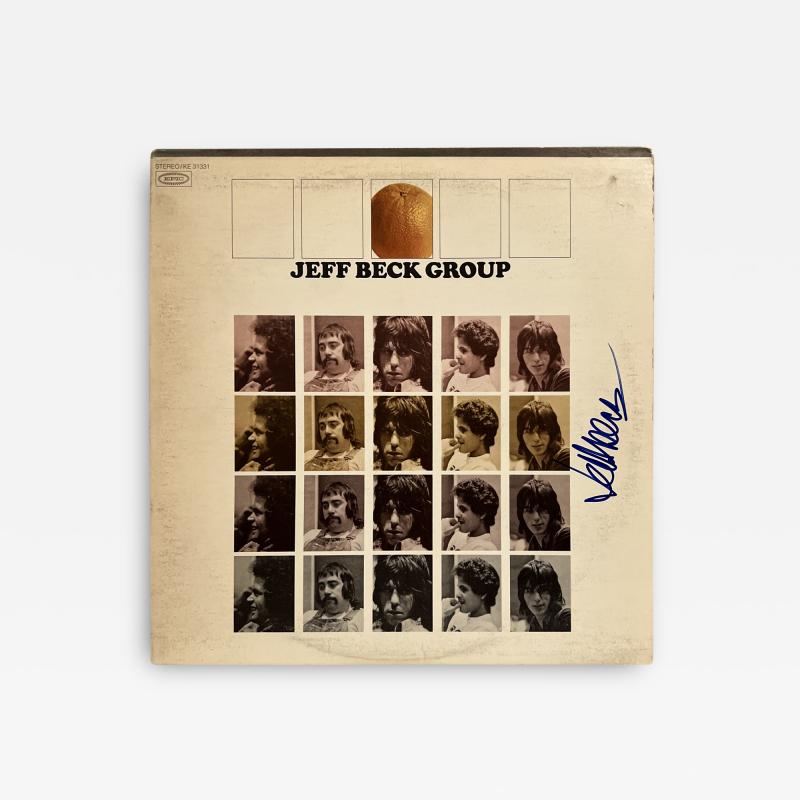 JEFF BECK GROUP AUTOGRAPHED ALBUM