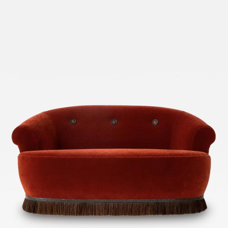 JM Szymanski Sofa No 3 with HH Fringe