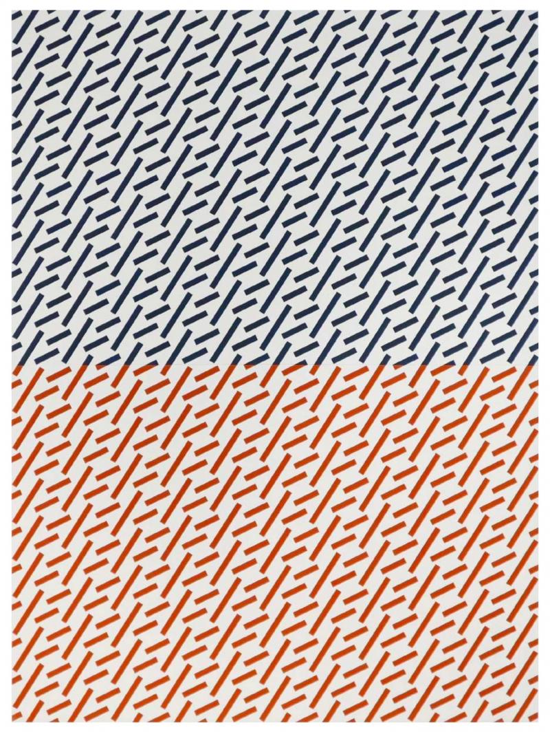 JOHN M MILLER UNTITLED 95 1 BLUE ORANGE 