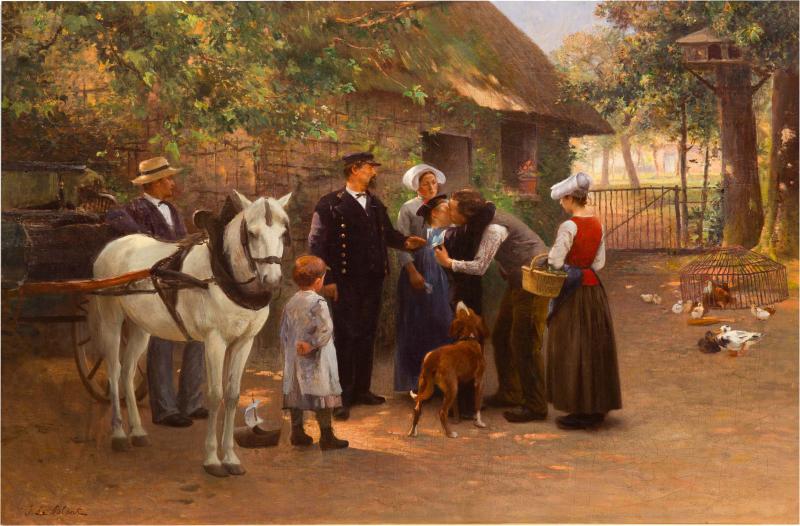 JULIEN LE BLANT Le D part des Conscrits Julien Le Blant