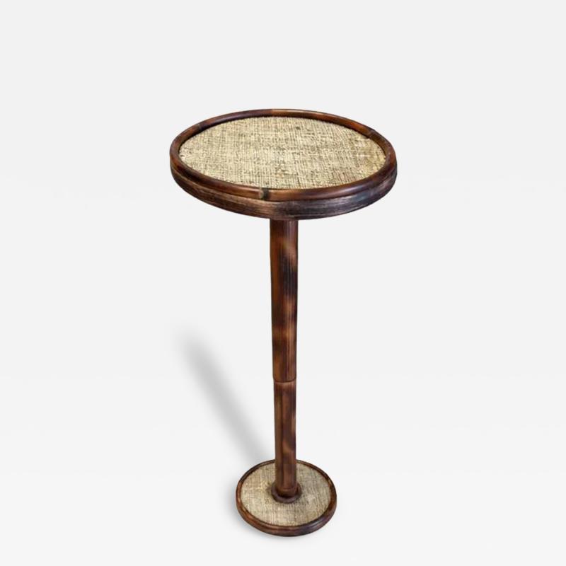JW Custom Line Tiger Rattan Bamboo Martini Table