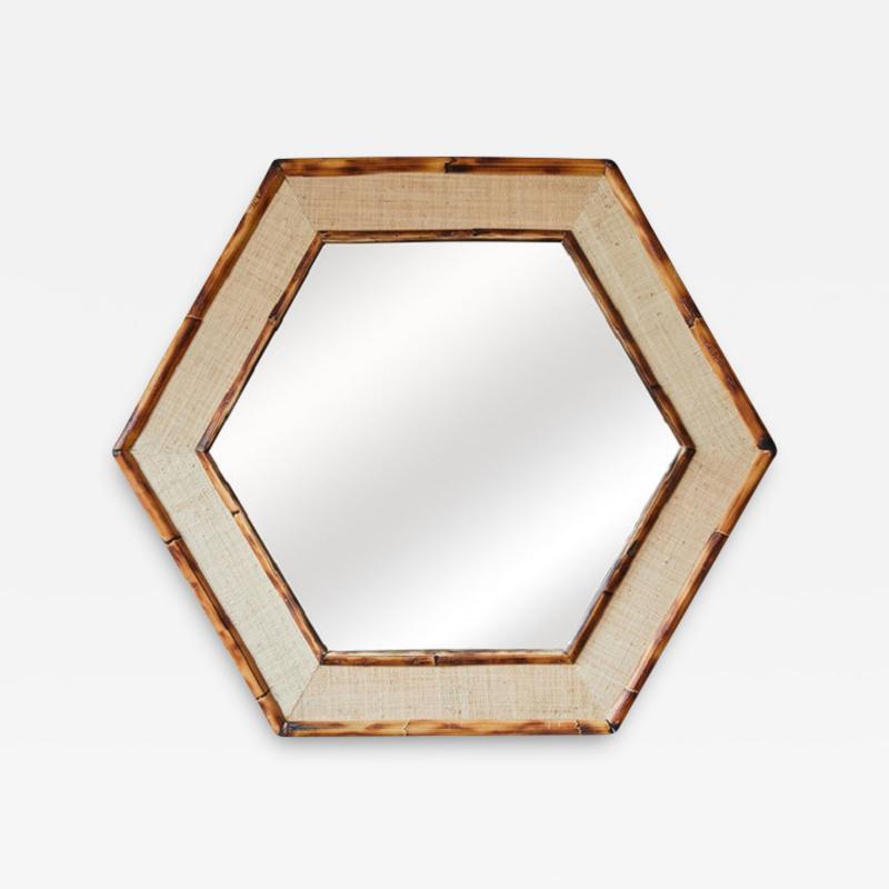JW Limited Edition Custom Line Hexagon Bamboo Mirror