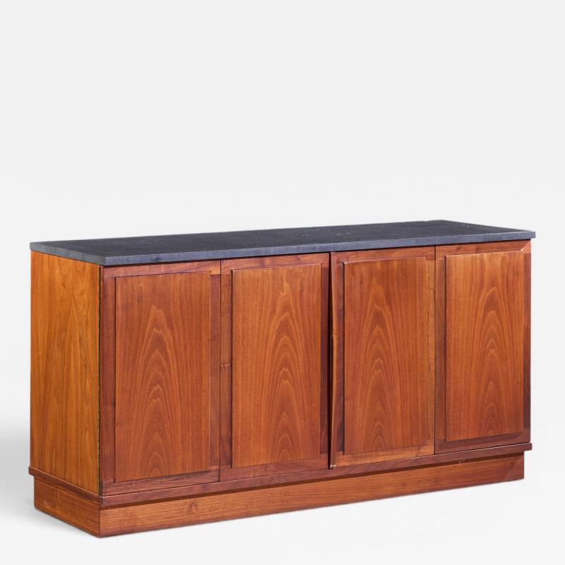 Jack Cartwright Jack Cartwright for Founders Mid Century Walnut and Slate Top Credenza