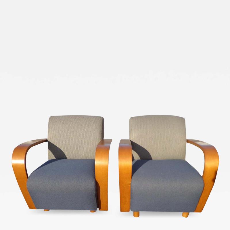 Jack Cartwright Pair of Art Deco Style Jack Cartwright Lounge Chairs