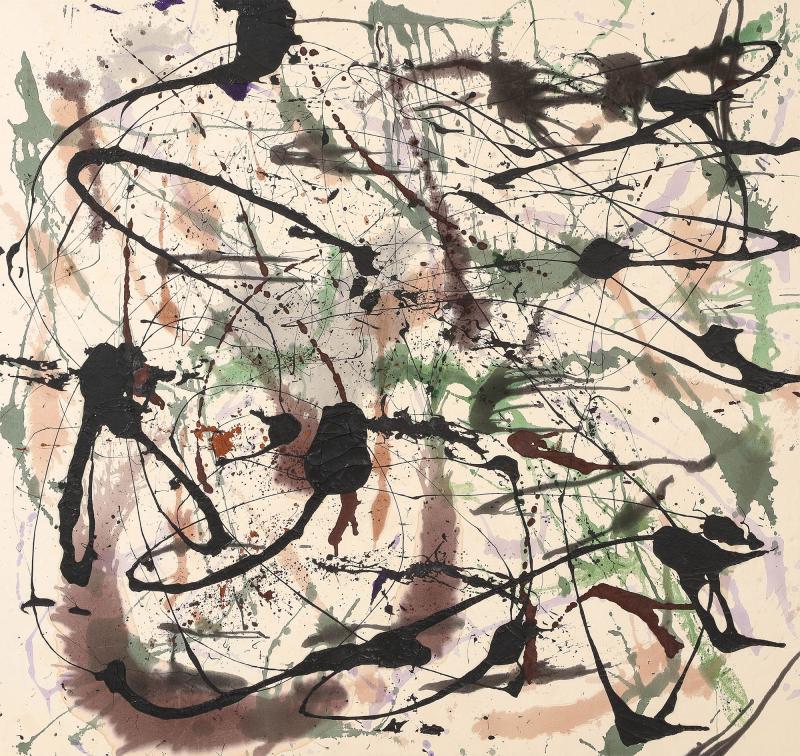 Jackson Pollock Jackson Pollock Style Artwork By Woodstock NY Artist