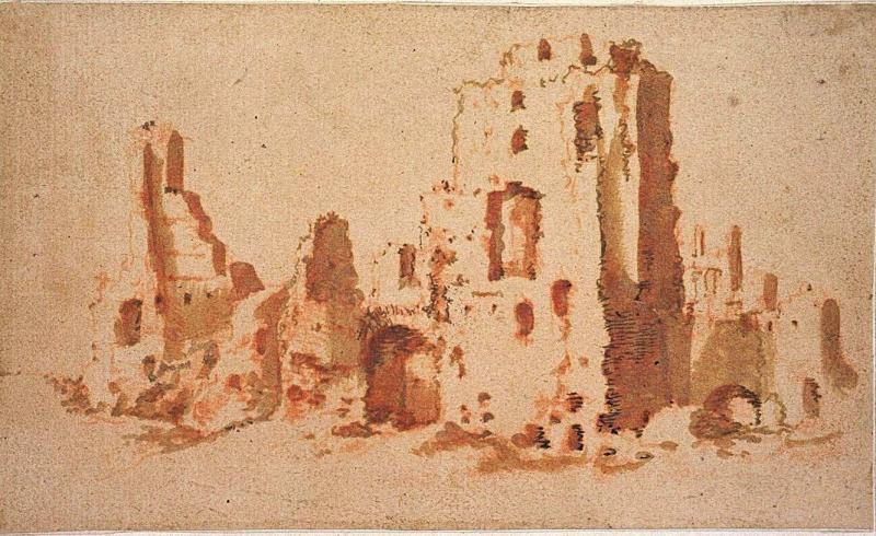 Jacob Van der Ulft The Baths of Caracalla