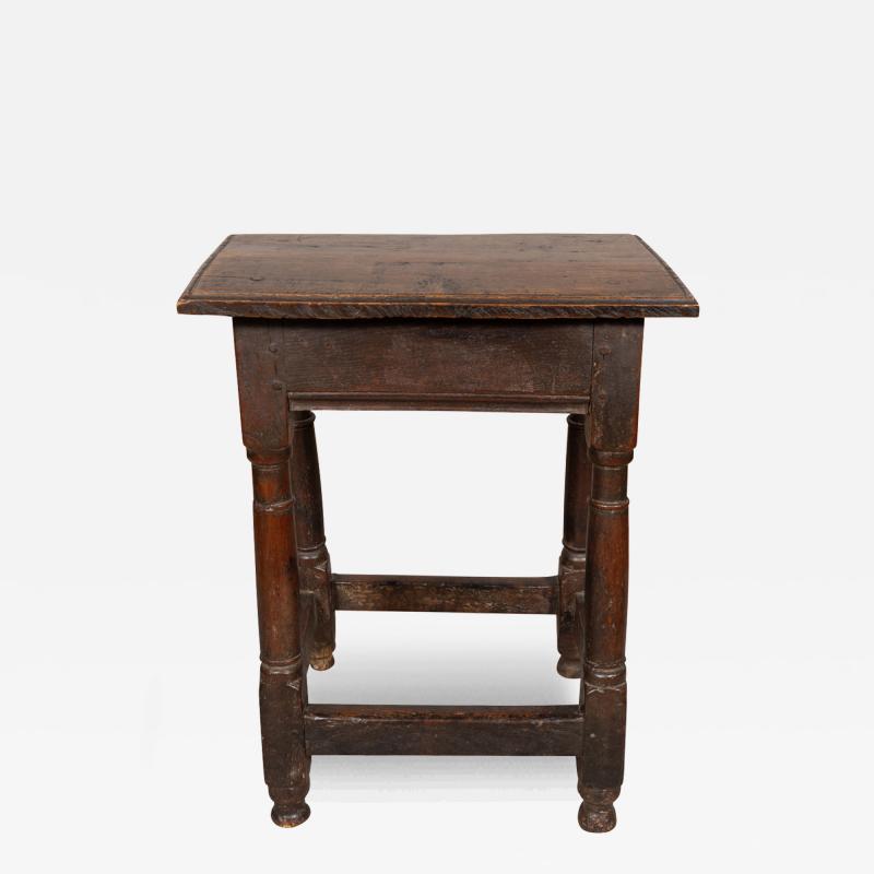 Jacobean Oak Joint Stool