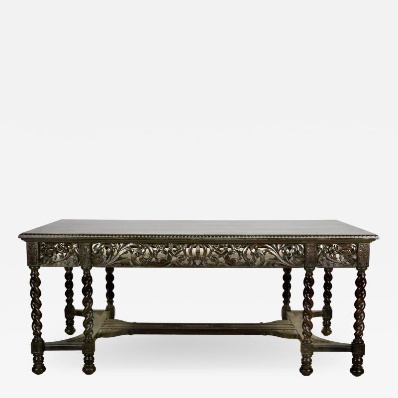 Jacobean Revival Library Table