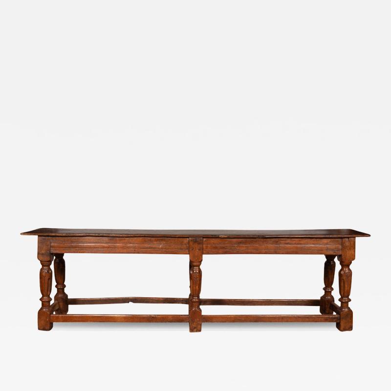 Jacobean Style Oak Bench