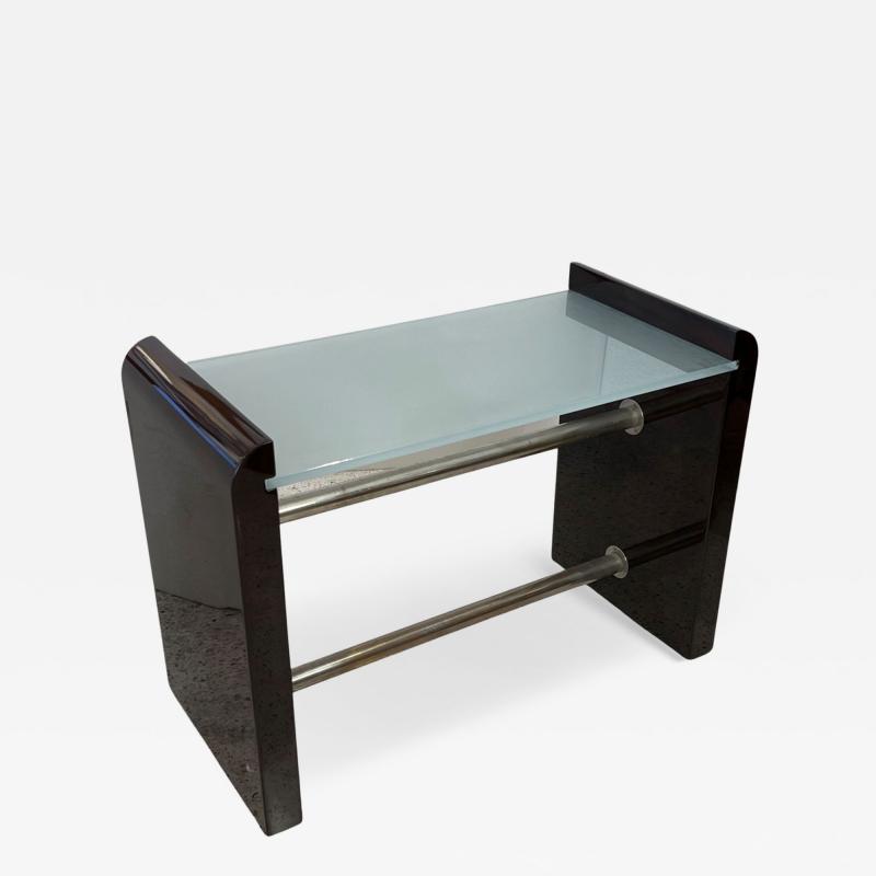 Jacques Adnet Art Deco Side Table by Jacques Adnet