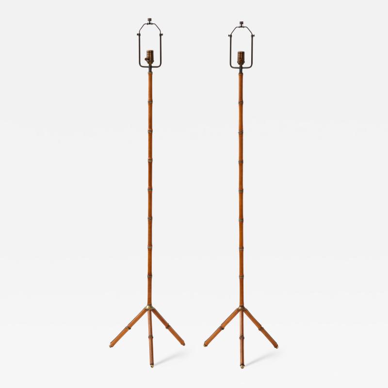 Jacques Adnet Floor Lamp by Jacques Adnet France c 1950