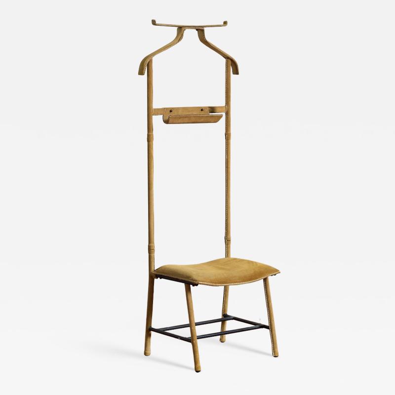 Jacques Adnet Jacques Adnet Camel Suede Valet