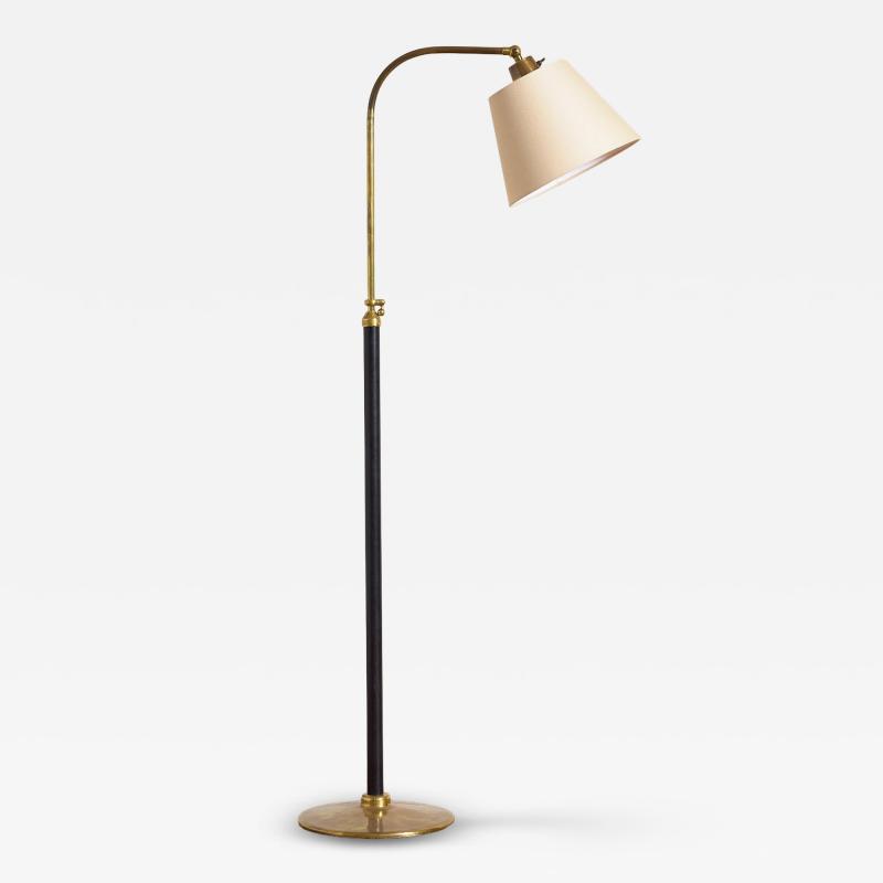 Jacques Adnet Jacques Adnet Style Floor Lamp Black