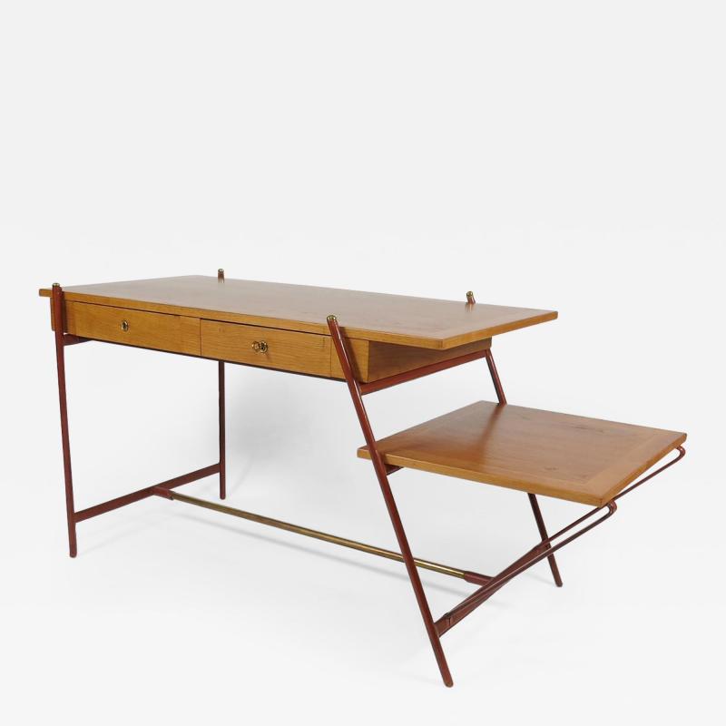 Jacques Adnet Rare asymmetrical desk