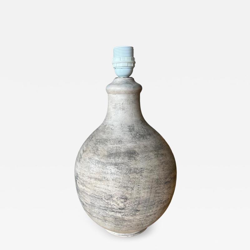 Jacques Blin Ceramic table lamp by Jacques Blin France 1960s