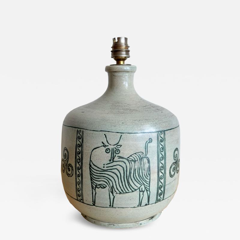 Jacques Blin JACQUES BLIN CERAMIC TABLE LAMP