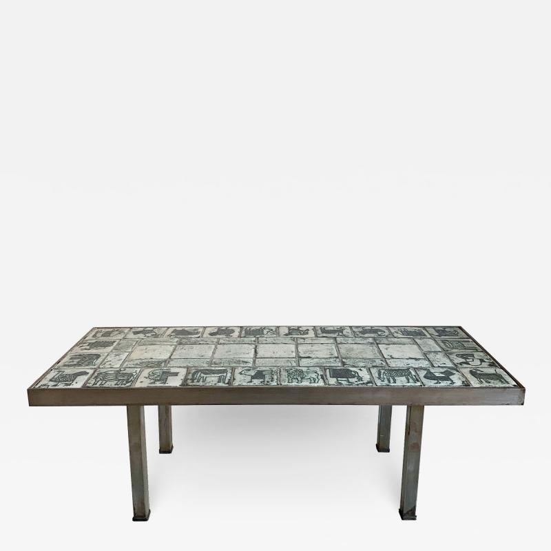 Jacques Blin JACQUES BLIN TILE TOP TABLE