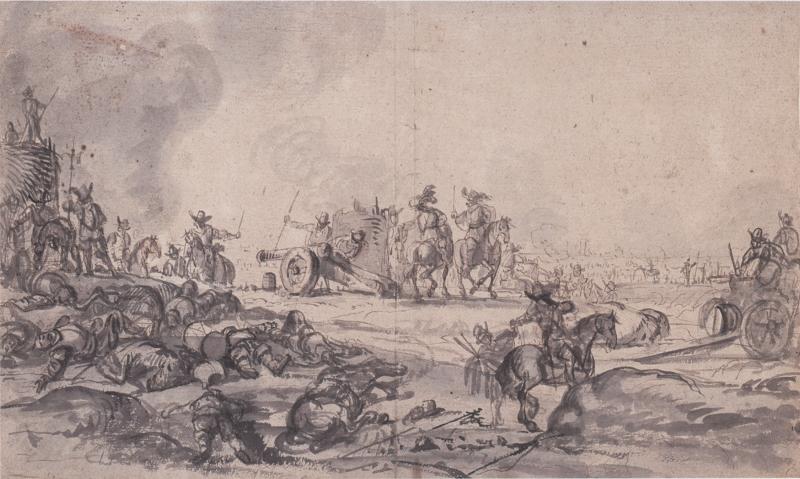 Jacques Courtois A Battle Scene