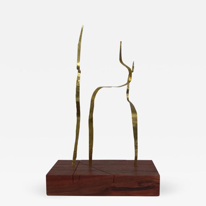 Jacques Jarrige Sculpture in Brass by Jacques Jarrige Angel 10 