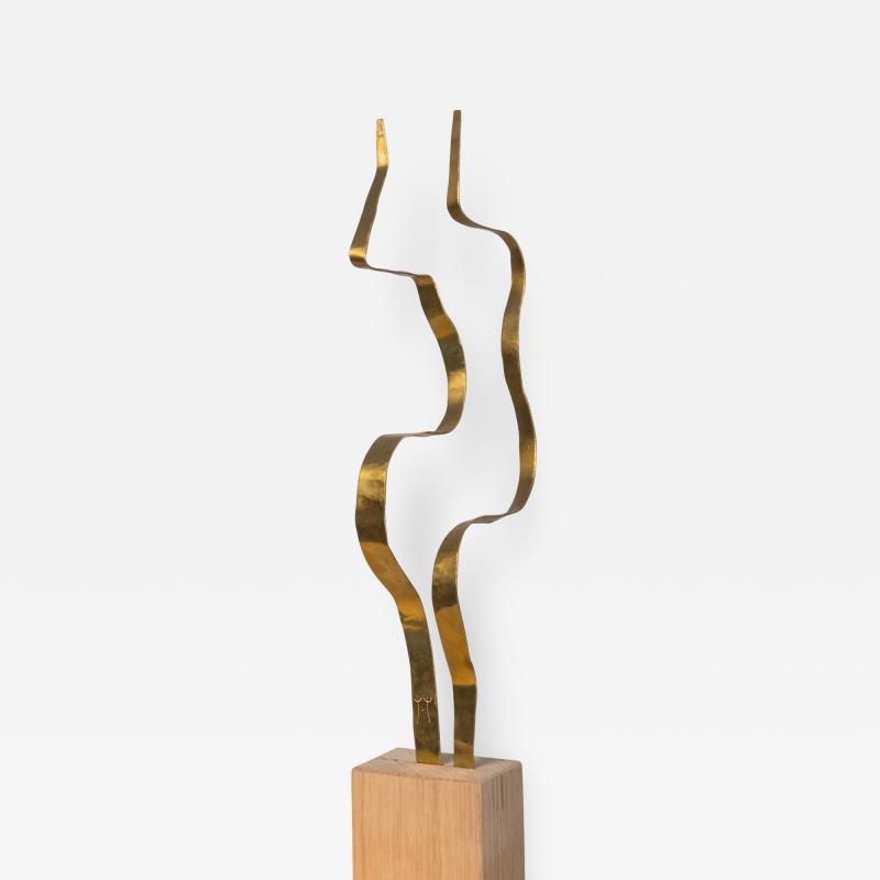 Jacques Jarrige Sculpture in Brass by Jacques Jarrige Angel 12 