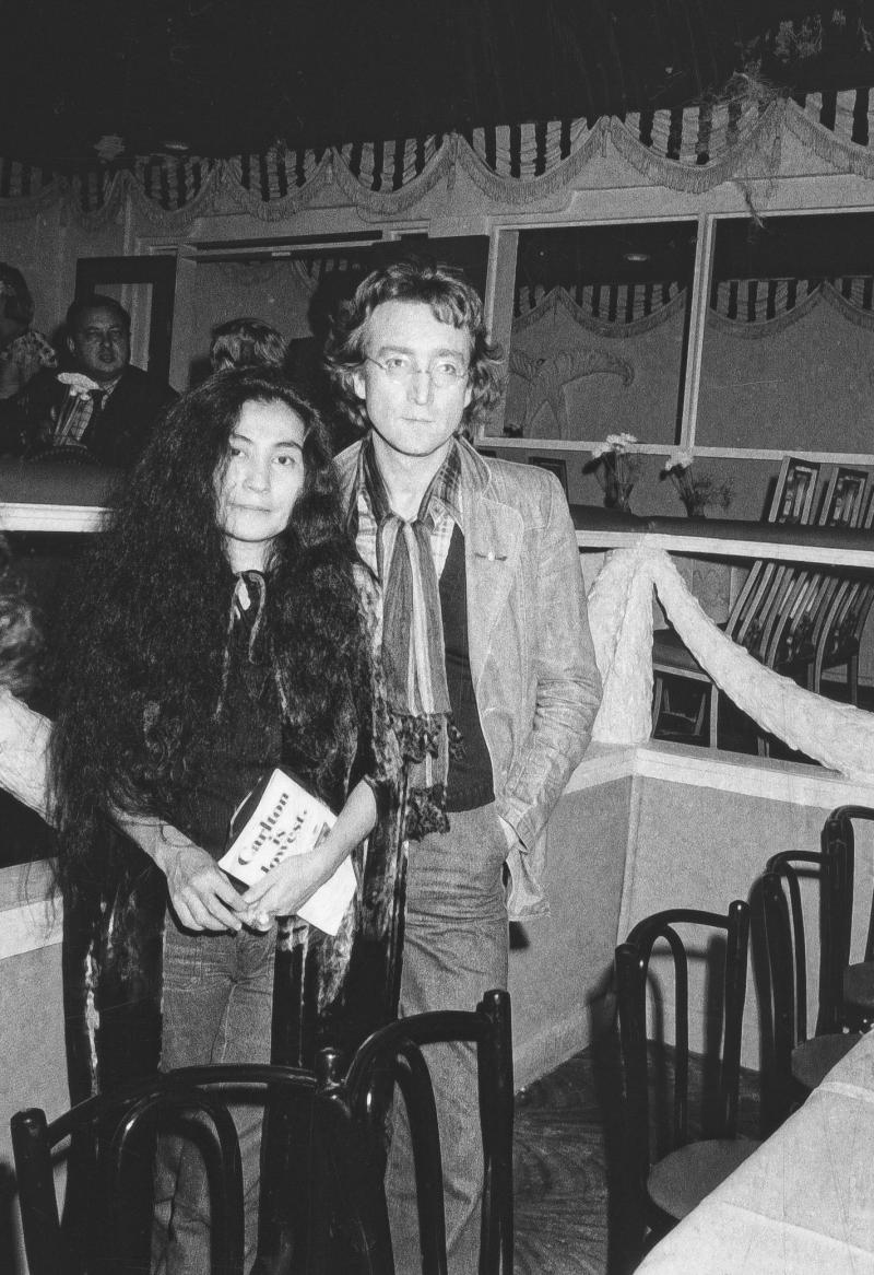 Jade Albert John Lennon Yoko Ono attend the reopening of Copacabana nightclub