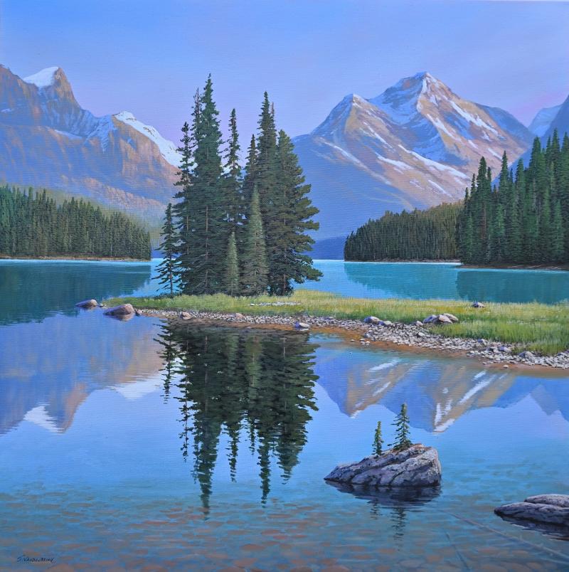Jake Vandenbrink The Spirit of Jasper Maligne Lake 