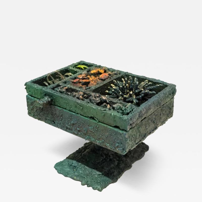 James Anthony Bearden Segment Jewelry Box on Pedestal 2017