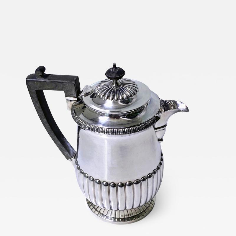 James Dixon Son Antique English Sterling Silver Coffee Pot or Biggin 1909 James Dixon