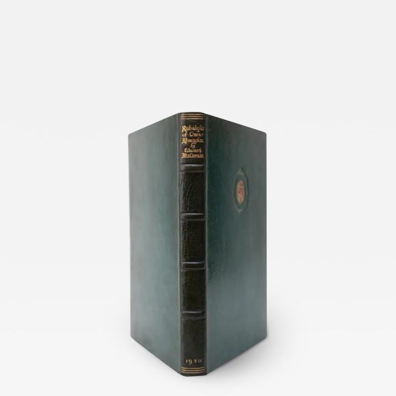 James Edward Fitzgerald 1 Volume Edward Fitzgerald Rub iy t of Omar Khayy m 