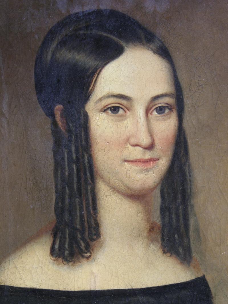 James Hart - Portrait of Mary Ball Houston of Memphis, Tennessee, ca. 1855