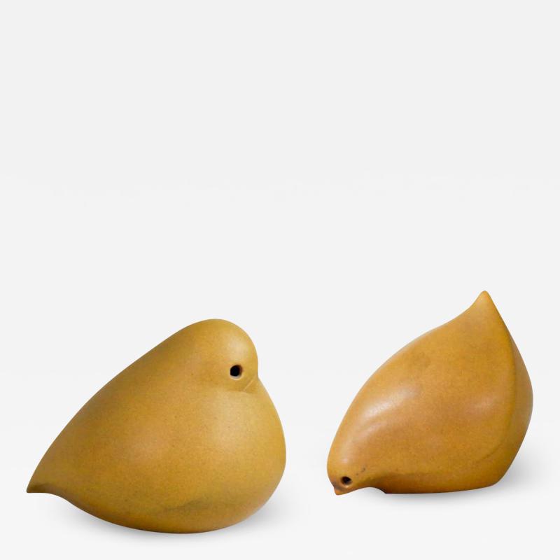 James Lovera California Modernist Ceramic Bird Sculptures by James Lovera