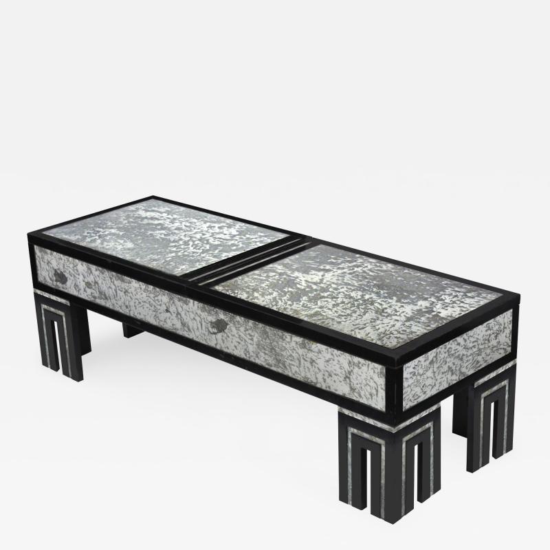 James Mont Coffee Table with Retractable Top by James Mont