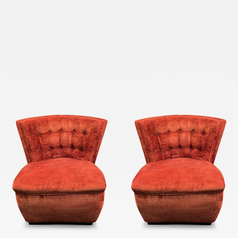 James Mont MID CENTURY JAMES MONT SLIPPER CHAIRS