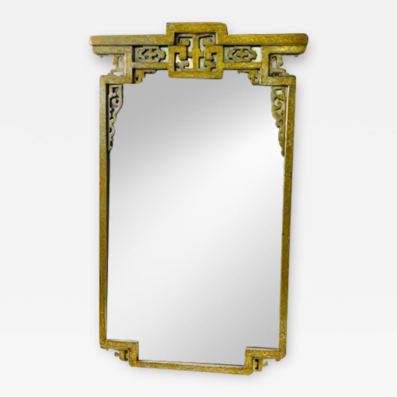 James Mont MODERN CHINOISERIE MIRROR IN THE MANNER OF JAMES MONT