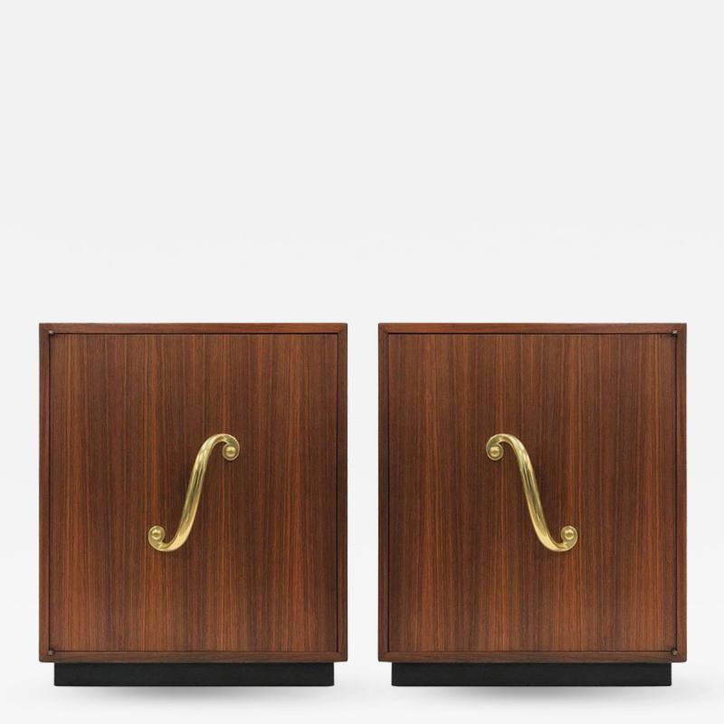 James Mont Pair of James Mont Style Cabinets or Nightstands