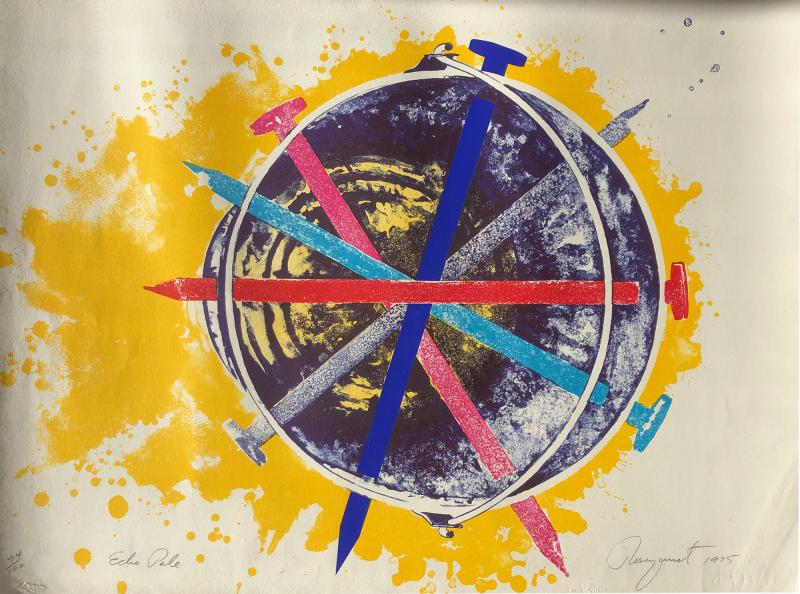 James Rosenquist Echo Pale From Mirrors of the Mind Portfolio 1975