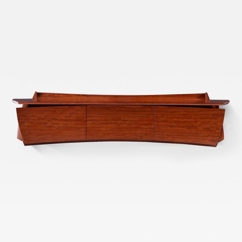 James Schriber Wall Hung Console by James Schriber c 1984