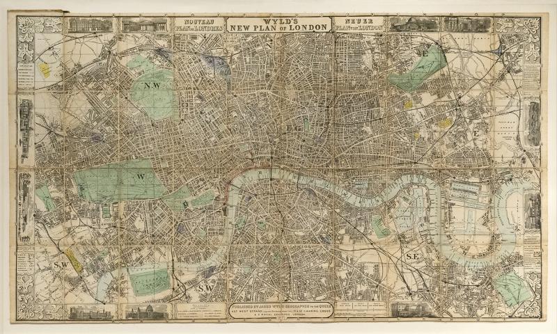 James Wyld Wylds New Plan of London 