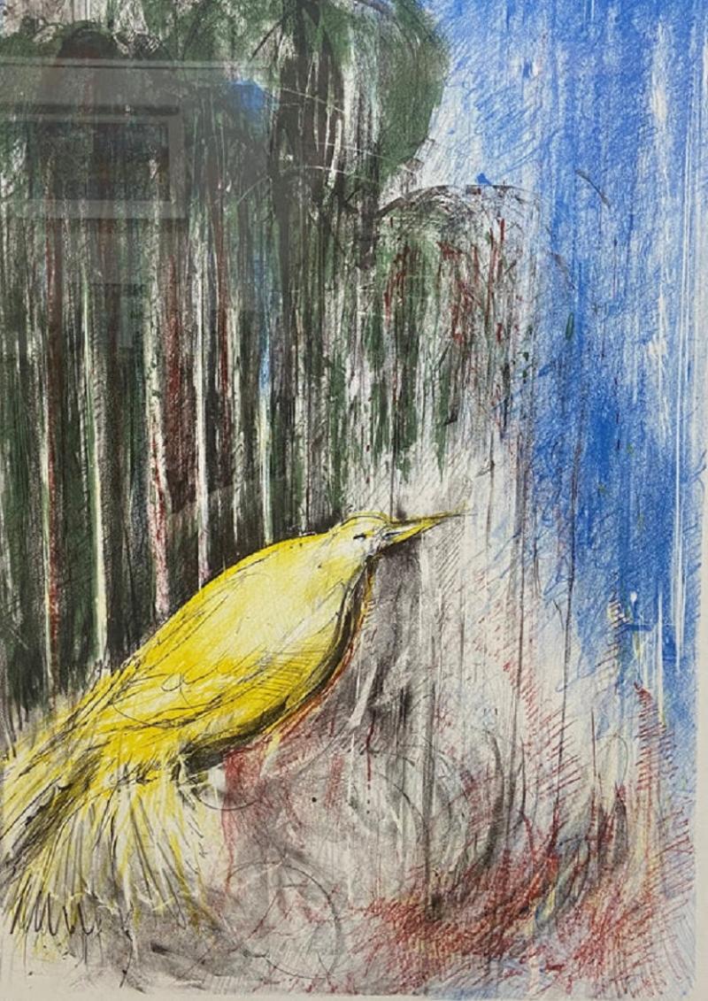 Jamie Boyd Yellow Bird Lithograph