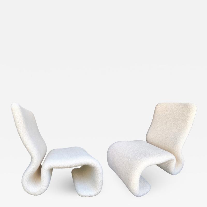 Jan Ekselius Pair of Ghost Armchairs by Jan Ekselius Sweden 1970s